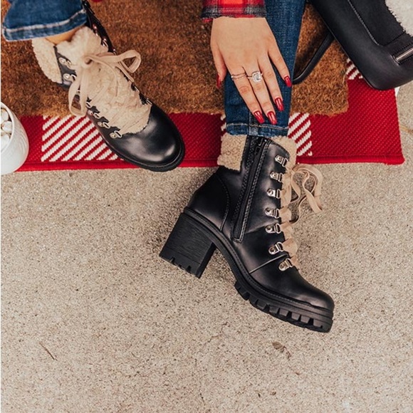 NEW Faux Leather Bootie | Size 7.5 - Picture 2 of 4